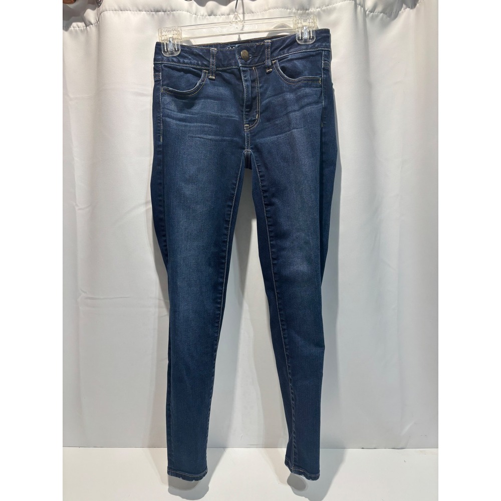 American Eagle Skinny Jeans Women 2 Dark Wash Denim Stretch Slim Fit